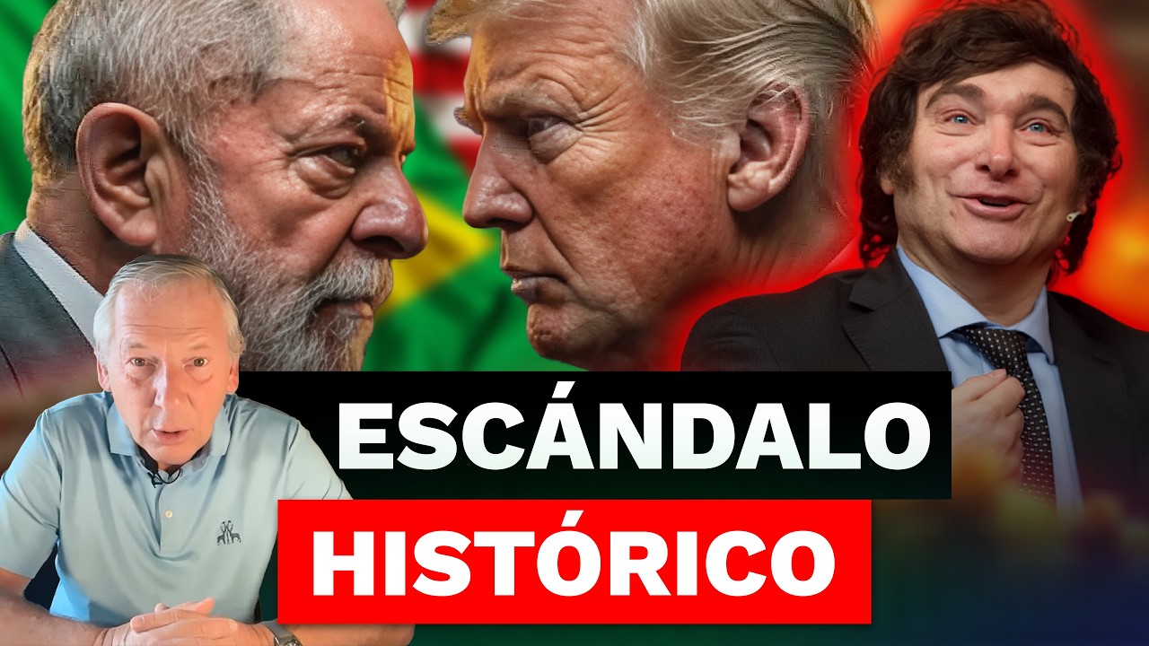 MILEI es el FURGÓN DE COLA de la PELEA de TRUMP VS LULA 🦁 🥊