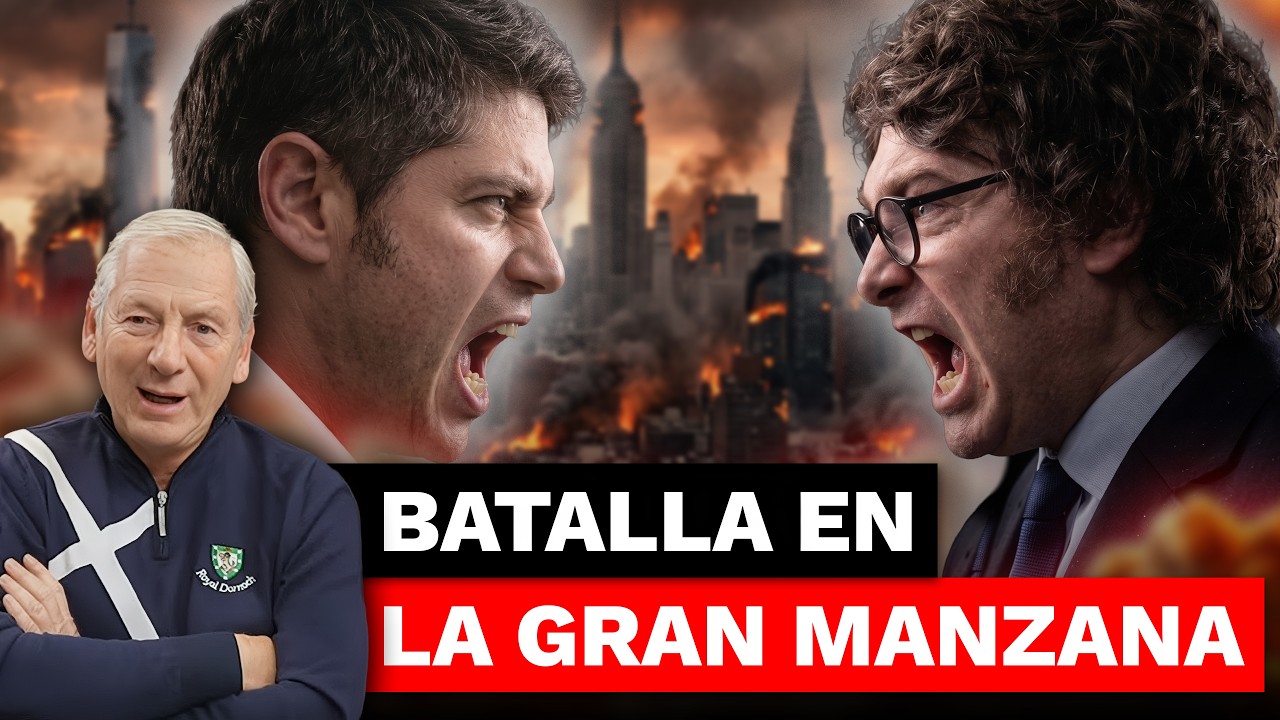 MILEI y KICILLOF COMENZARON la PELEA ELECTORAL en NUEVA YORK 🥊 🗳️