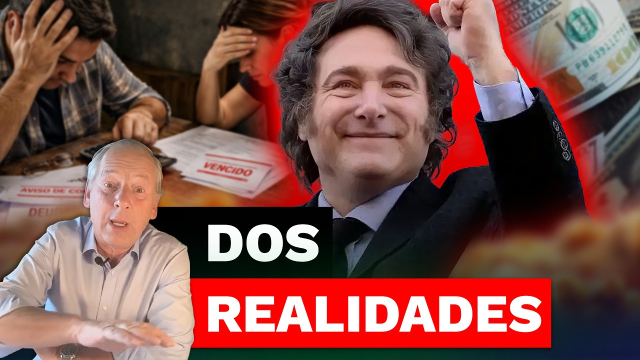 DOS ARGENTINAS: la de MILEI CON LA MACRO y LA QUE VIVE LA GENTE con la CAÍDA de la ECONOMÍA 😱💥